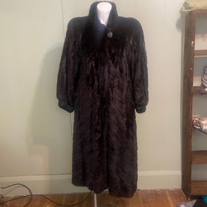 Women’s full length mink coat